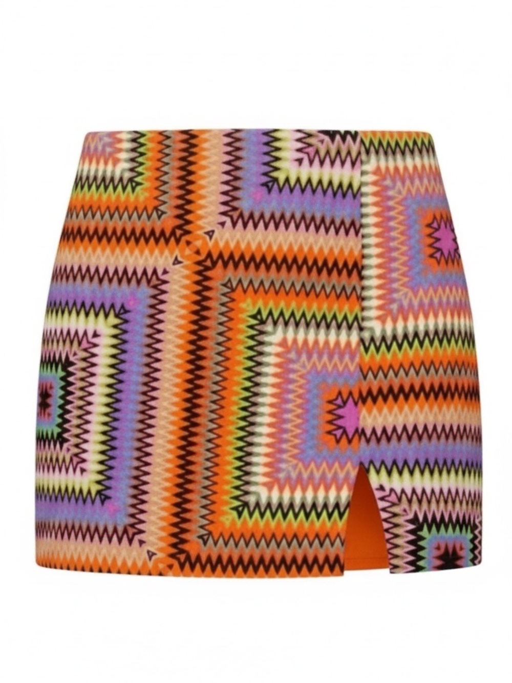 Urban Outfitters Paradise Printed Notched Mini Skirt - Picture 1 of 4